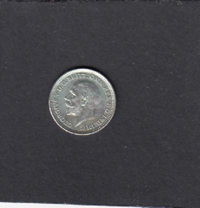 Beschrijving: 3 Pence  GEORGIUS V  